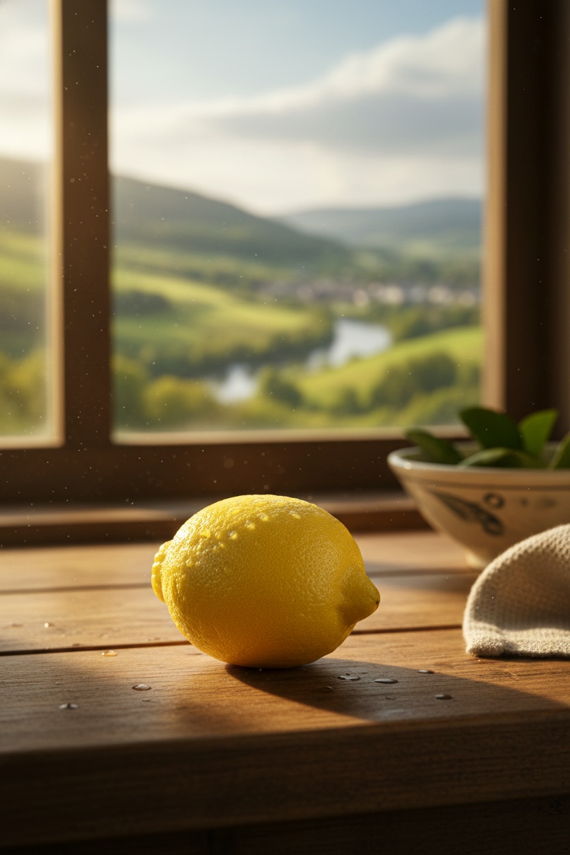 Citron i morgenlys